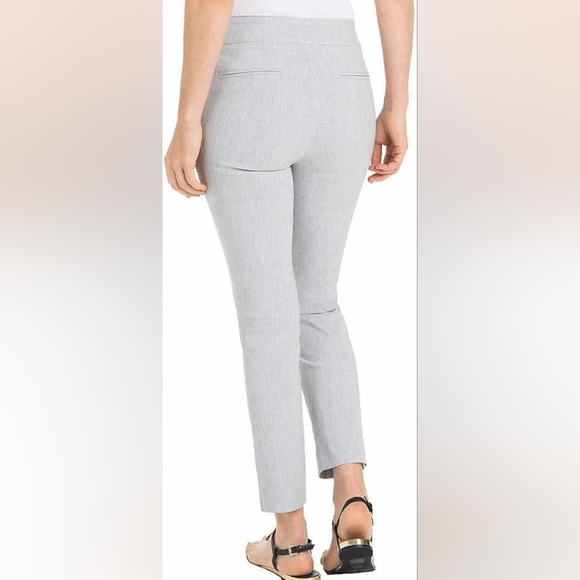 Hillary Radley Women's Light Gray Pull On Ankle Dress Pants Size Small - Picture 9 of 11